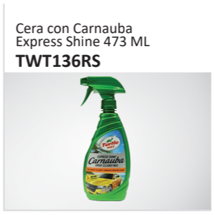 Cera con CarnaubaExpress Shine 473 ML TWT136RS