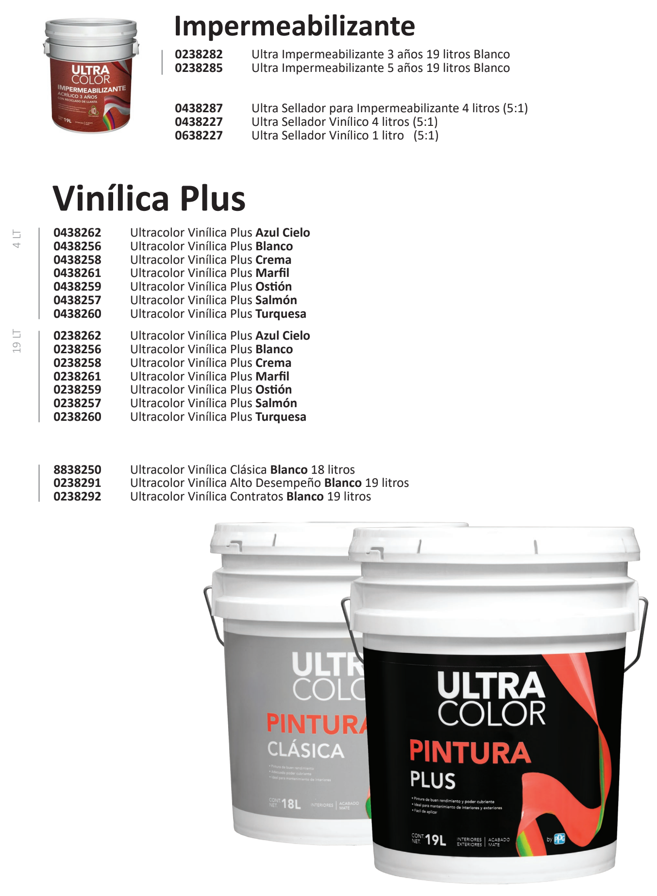 zz Impermeabilizante Vinilica Plus ultracolor