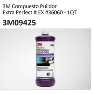 3M Compuesto Pulidor Extra Perfect It EX #36060 - 1QT 3M09425