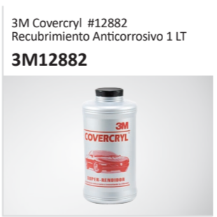3M Covercryl #12882 Recubrimiento Anticorrosivo 1 LT 3M12882