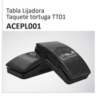 Tabla LijadoraTaquete tortuga TT01ACEPL001