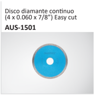Disco diamante continuo(4 x 0.060 x 78”) Easy cut AUS-1501
