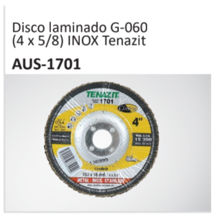 Disco laminado G-060(4 x 58) INOX TenazitAUS-1701