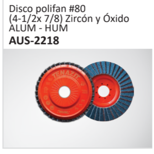 Disco polifan #80(4-12x 78) Zircón y ÓxidoALUM - HUMAUS-2218