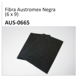 Fibra Austromex Negra(6 x 9)AUS-0665