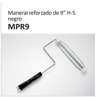 Maneral reforzado de 9” H-5negroMPR9
