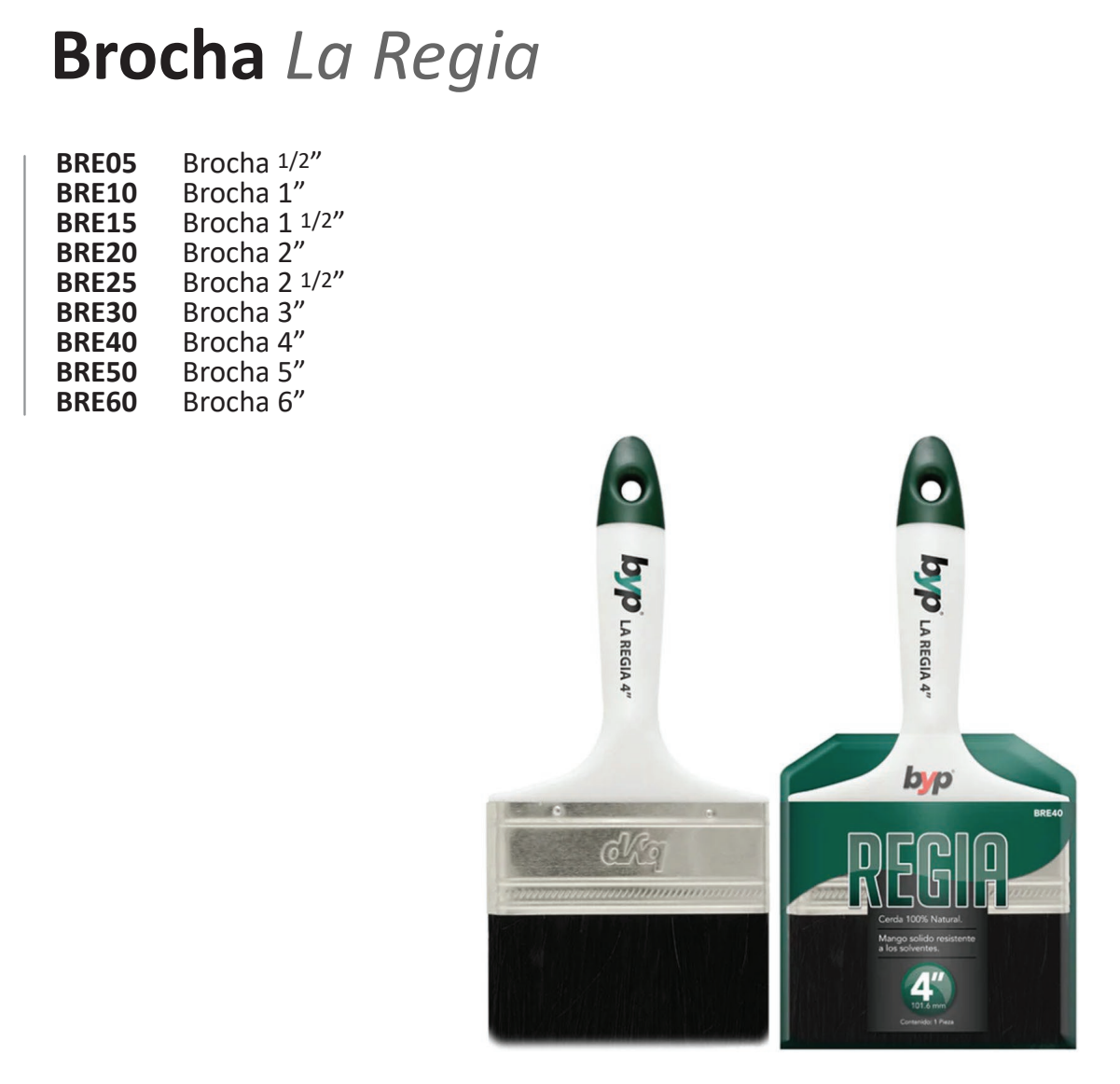 zz Brocha La Regia