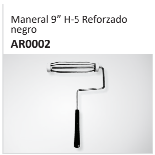 Maneral 9” H-5 ReforzadonegroAR0002