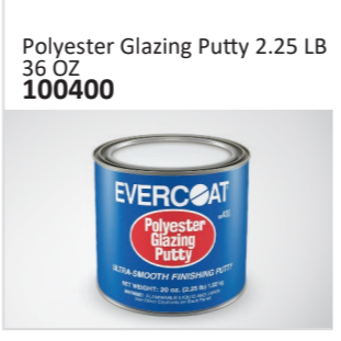 Polyester Glazing Putty 2.25 LB36 OZ100400