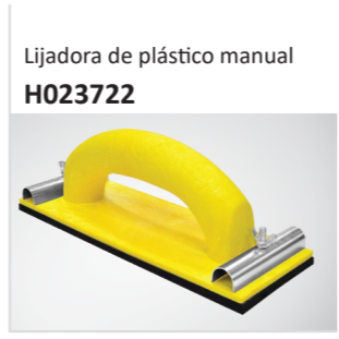Lijadora de plás??co manual H023722