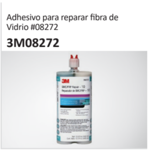 Adhesivo para reparar fibra de Vidrio #08272 3M08272