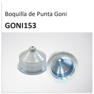 Boquilla de Punta Goni GONI153