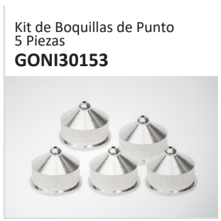 Kit de Boquillas de Punto5 PiezasGONI30153
