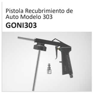 Pistola Recubrimiento deAuto Modelo 303 GONI303