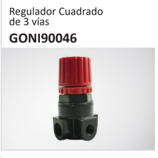 Regulador Cuadradode 3 vías GONI90046