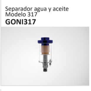 Separador agua y aceiteModelo 317 GONI317