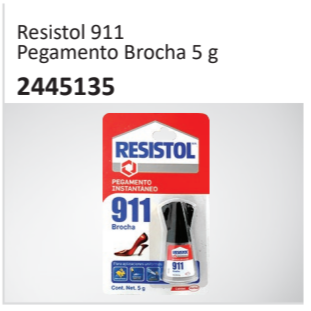 Resistol 911Pegamento Brocha 5 g2445135