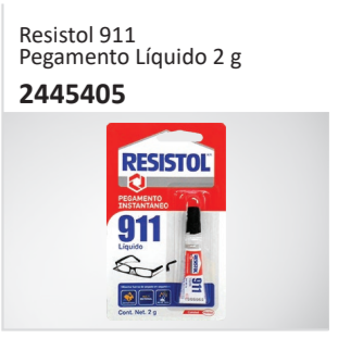 Resistol 911Pegamento Líquido 2 g2445405
