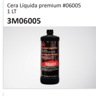 Cera Líquida premium #06005 1 LT 3M06005