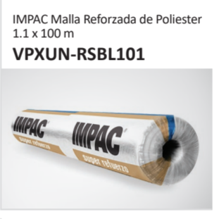 IMPAC Malla Reforzada de Poliester1.1 x 100 mVPXUN-RSBL101