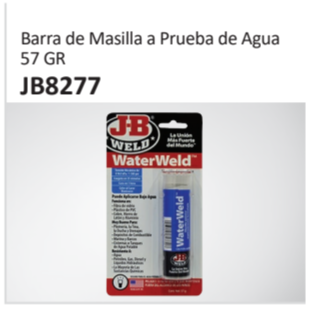 Barra de Masilla a Prueba de Agua57 GR JB8277