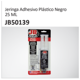 Jeringa Adhesivo Plástico Negro25 ML JB50139