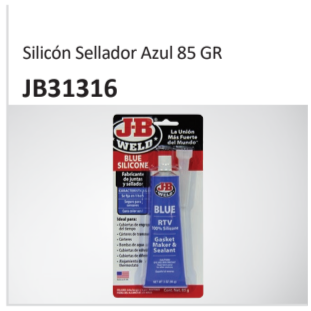 Silicón Sellador Azul 85 G JB31316