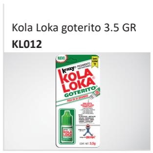 Kola Loka goterito 3.5 GRKL012