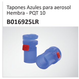Tapones Azules para aerosolHembra - PQT 10 B016925LR