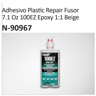 Adhesivo Plas??c Repair Fusor7.1 Oz 100EZ Epoxy 11 BeigeN-90967