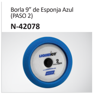 Borla 9” de Esponja Azul(PASO 2) N-42078