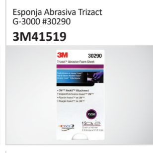 Esponja Abrasiva TrizactG-3000 #30290 3M41519