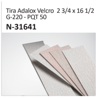 Tira Adalox Velcro 2 34 x 16 12G-220 - PQT 50N-31641