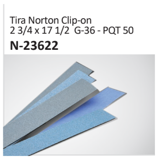 Tira Norton Clip-on2 34 x 17 12 G-36 - PQT 50 N-23622