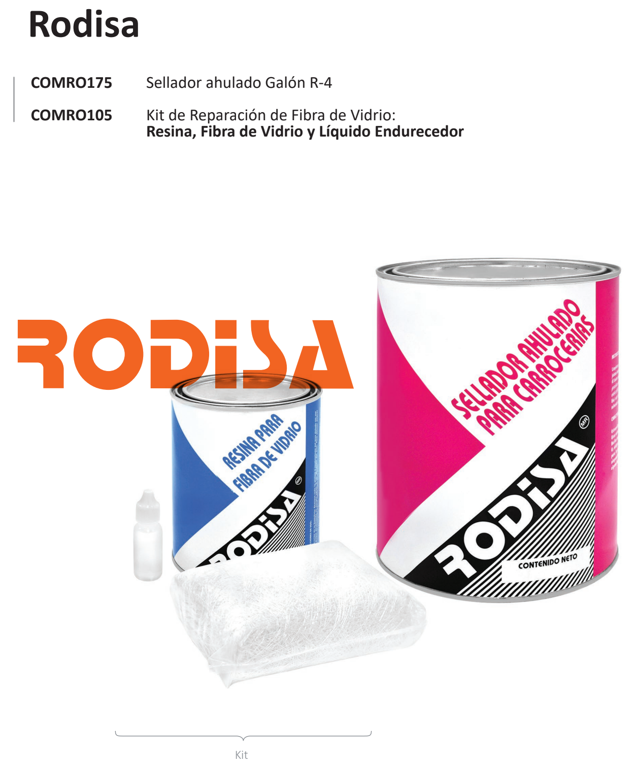 zz Resinas y fibra sellador rodisa