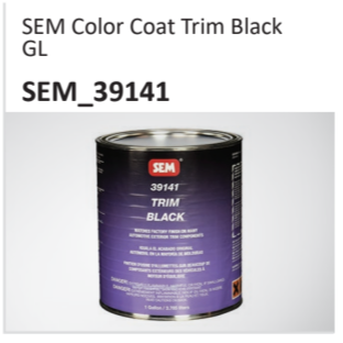 SEM Color Coat Trim BlackGLSEM_39141