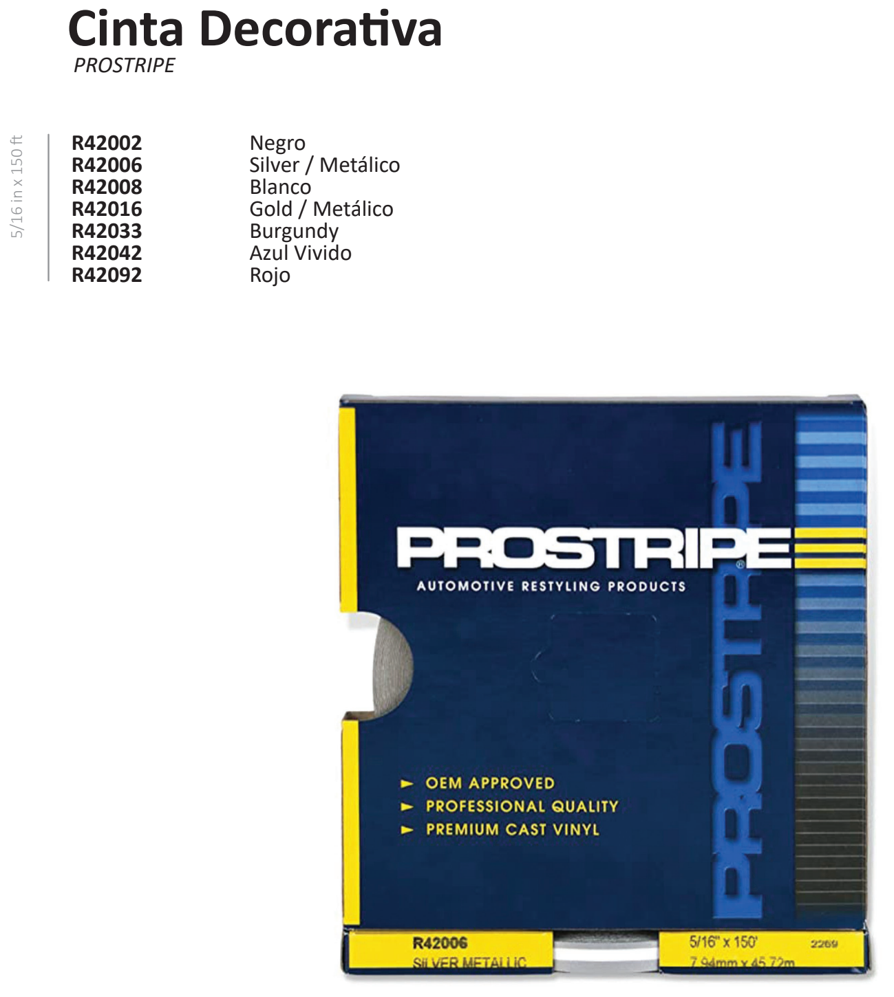 zz Cinta Decorativa prostripe