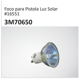 Foco para Pistola Luz Solar#165513M70650
