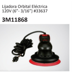 Lijadora Orbital Eléctrica120V (6”- 316”) #336373M11868