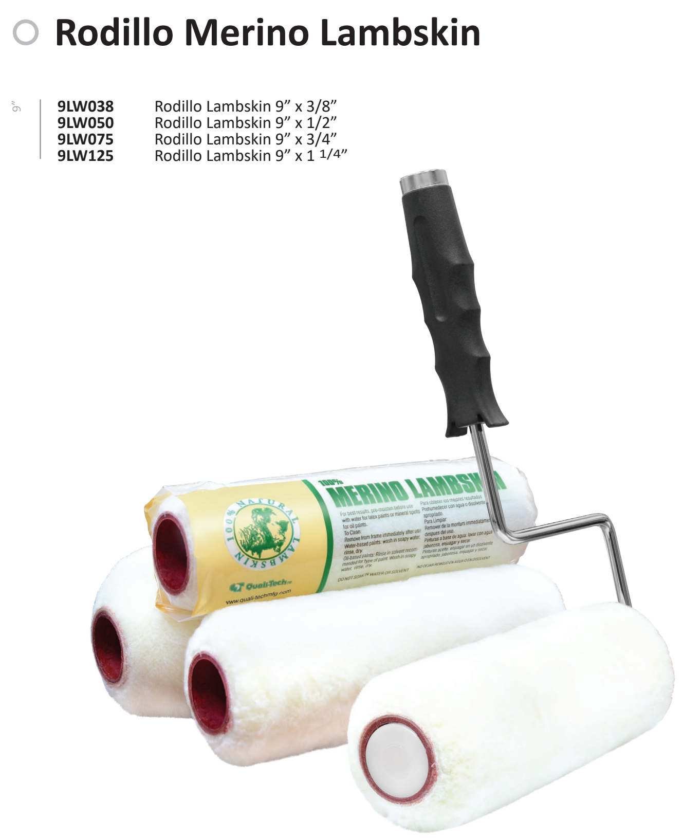 zz Rodillo Merino Lambskin