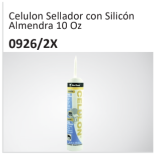Celulon Sellador con SilicónAlmendra 10 Oz 09262X