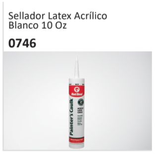 Sellador Latex AcrílicoBlanco 10 Oz 0746